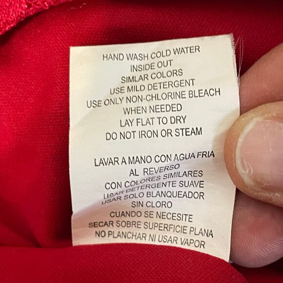 Speechless Girls Red Sleeveless Hi-Low Fit & Flare Dress Size 16 - Picture 11 of 13